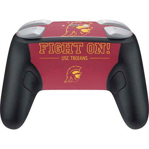 University of Southern California Fight On Nintendo Switch 2 (2025) Pro Controller Skin