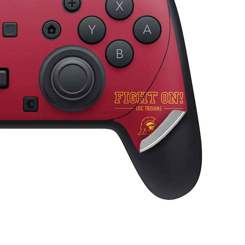 University of Southern California Fight On Nintendo Switch 2 (2025) Pro Controller Skin