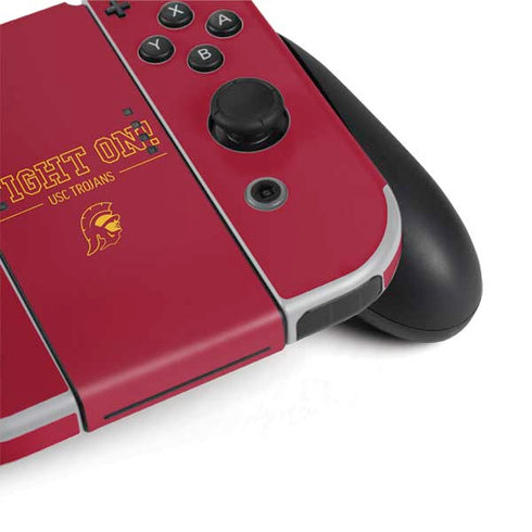 University of Southern California Fight On Nintendo Switch OLED (2021) Skin