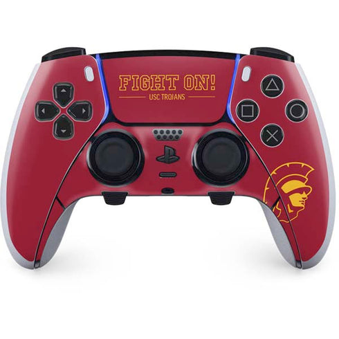 University of Southern California Fight On PS5 DualSense Edge Pro Controller Skin