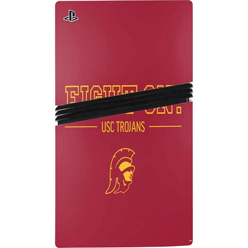 University of Southern California Fight On PS5 Pro Disk Bundle Skin