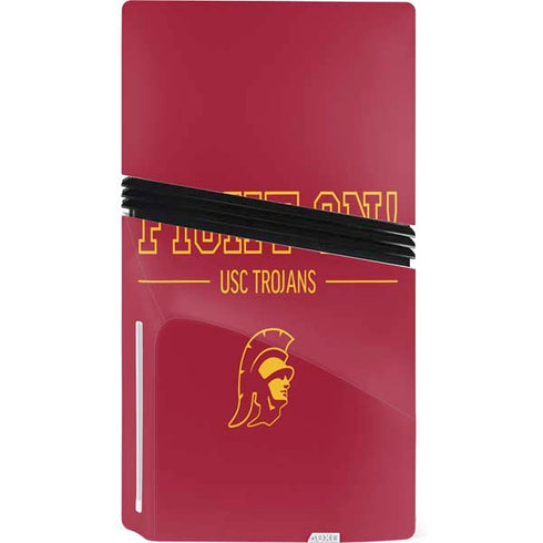 University of Southern California Fight On PS5 Pro Disk Bundle Skin