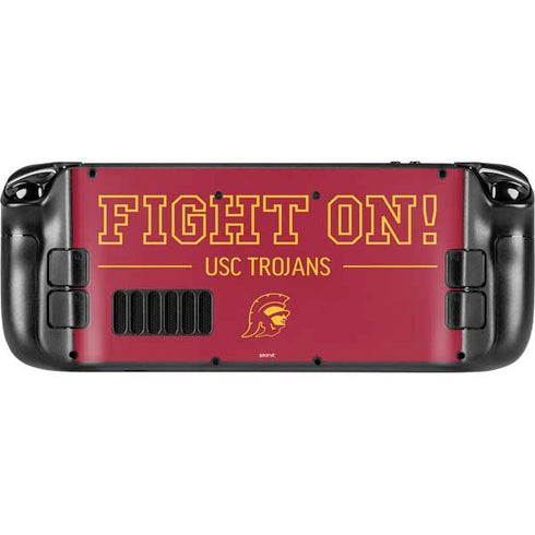 University of Southern California Fight On Steam Deck Handheld Gaming Computer Skin