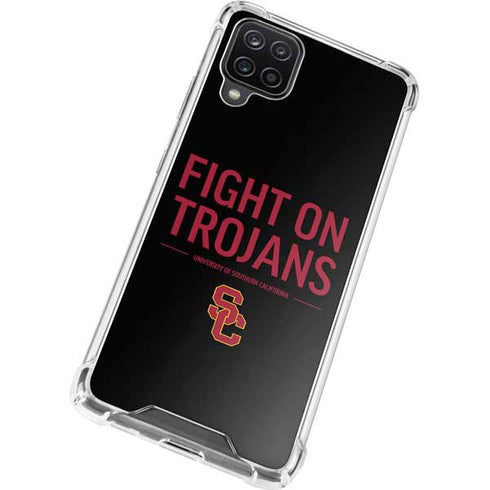 University of Southern California Fight On Trojans Galaxy A12 Clear Case