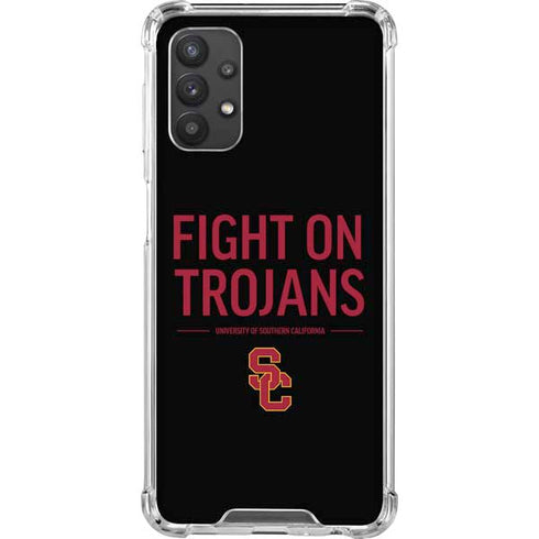 University of Southern California Fight On Trojans Galaxy A32 5G Clear Case