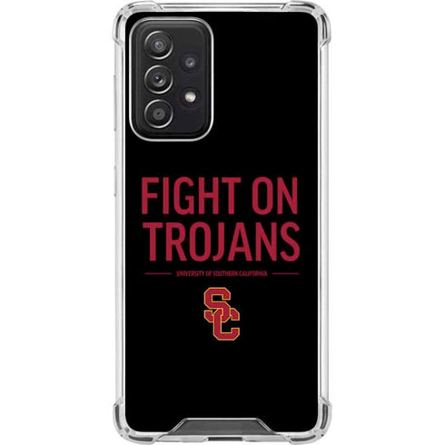 University of Southern California Fight On Trojans Galaxy A52 5G Clear Case