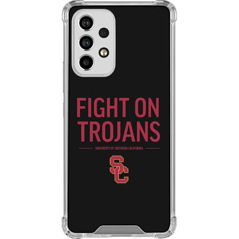 University of Southern California Fight On Trojans Galaxy A53 5G Clear Case