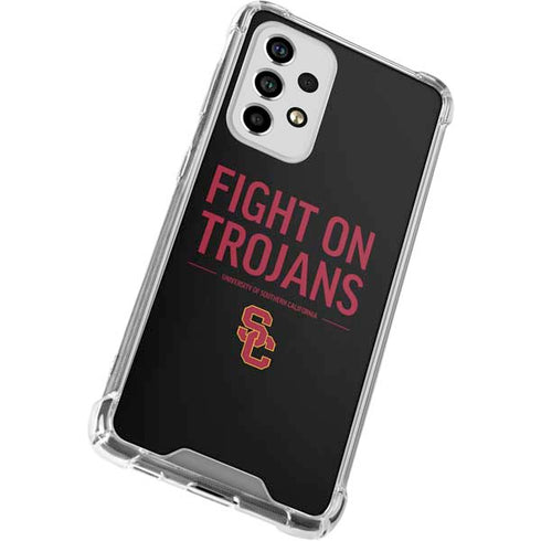 University of Southern California Fight On Trojans Galaxy A53 5G Clear Case