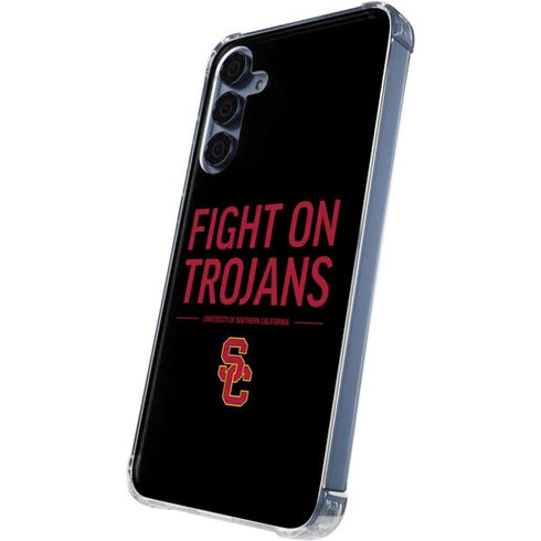 University of Southern California Fight On Trojans Galaxy A55 5G Clear Case