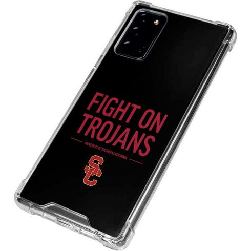 University of Southern California Fight On Trojans Galaxy Note20 5G Clear Case