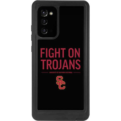 University of Southern California Fight On Trojans Galaxy Note20 5G Waterproof Case