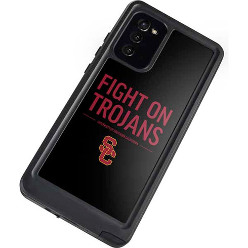 University of Southern California Fight On Trojans Galaxy Note20 5G Waterproof Case