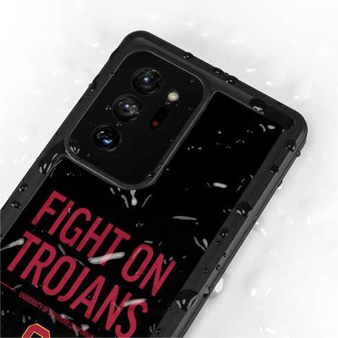 University of Southern California Fight On Trojans Galaxy Note20 Ultra 5G Waterproof Case