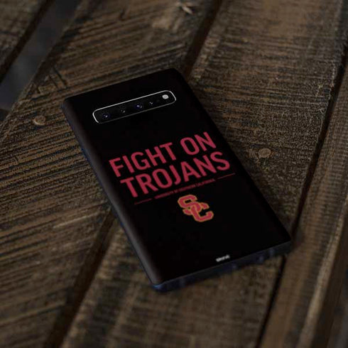 University of Southern California Fight On Trojans Galaxy S10 Plus Skin