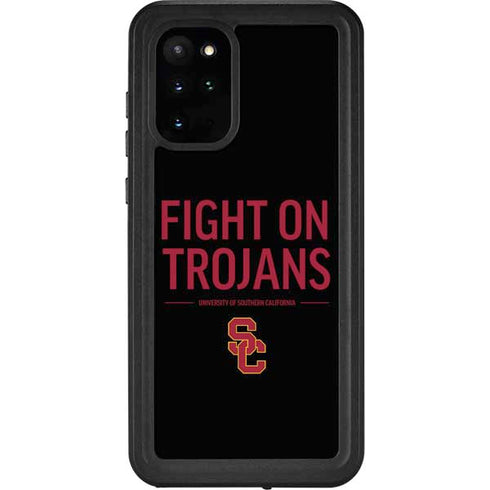 University of Southern California Fight On Trojans Galaxy S20 Plus Waterproof Case