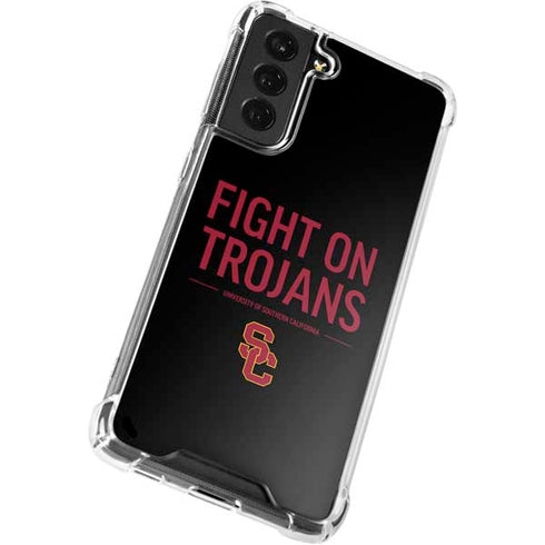 University of Southern California Fight On Trojans Galaxy S22 Clear Case