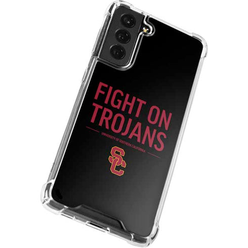 University of Southern California Fight On Trojans Galaxy S22 Plus Clear Case