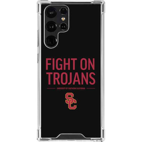 University of Southern California Fight On Trojans Galaxy S22 Ultra Clear Case
