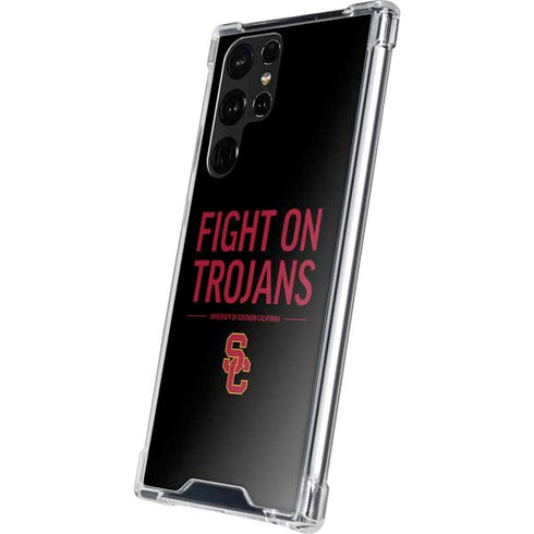 University of Southern California Fight On Trojans Galaxy S22 Ultra Clear Case