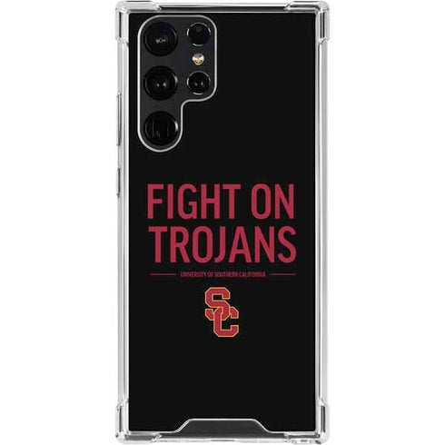 University of Southern California Fight On Trojans Galaxy S23 Ultra Clear Case