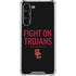 University of Southern California Fight On Trojans Galaxy S24 FE Clear Case