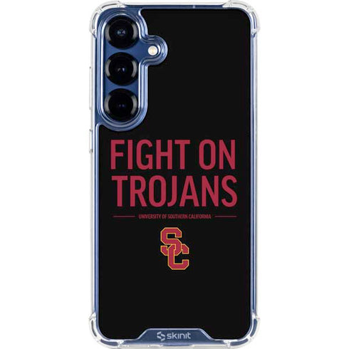 University of Southern California Fight On Trojans Galaxy S25 Plus Clear Case