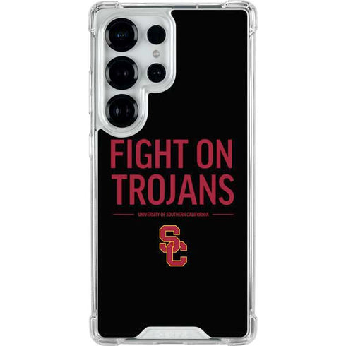 University of Southern California Fight On Trojans Galaxy S25 Ultra Clear Case