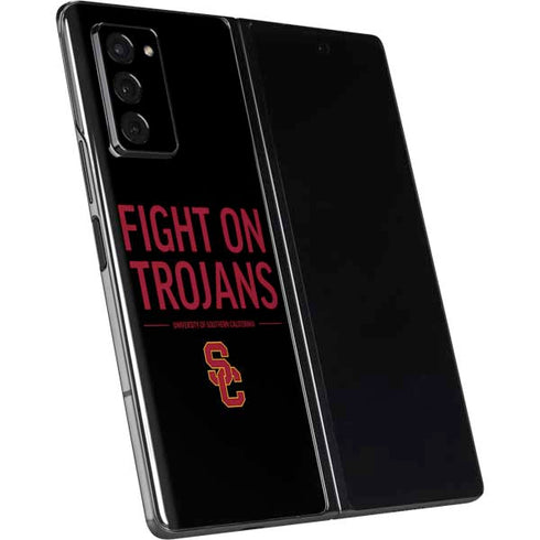 University of Southern California Fight On Trojans Galaxy Z Fold2 5G Skin