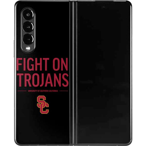 University of Southern California Fight On Trojans Galaxy Z Fold3 5G Skin