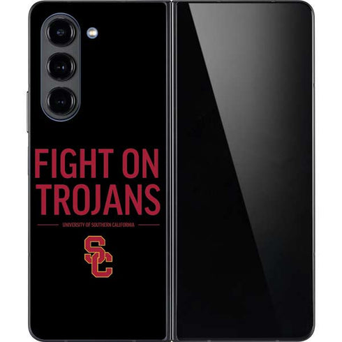 University of Southern California Fight On Trojans Galaxy Z Fold5 5G Skin