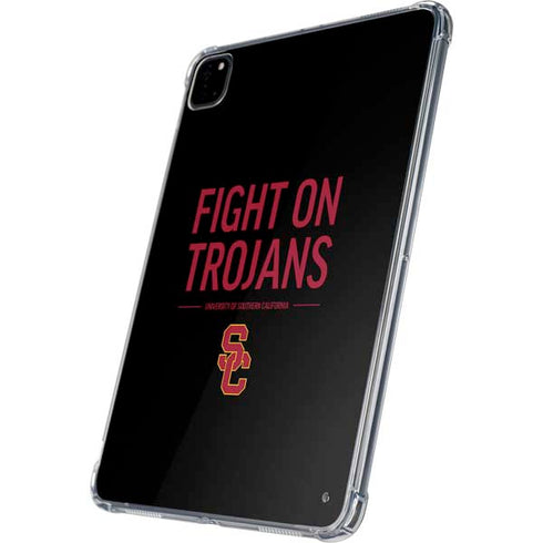 University of Southern California Fight On Trojans iPad Pro 11in (2024) Clear Case