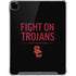 University of Southern California Fight On Trojans iPad Pro 12.9in (2020) Clear Case