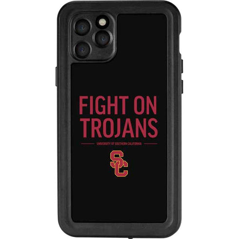 University of Southern California Fight On Trojans iPhone 11 Pro Waterproof Case