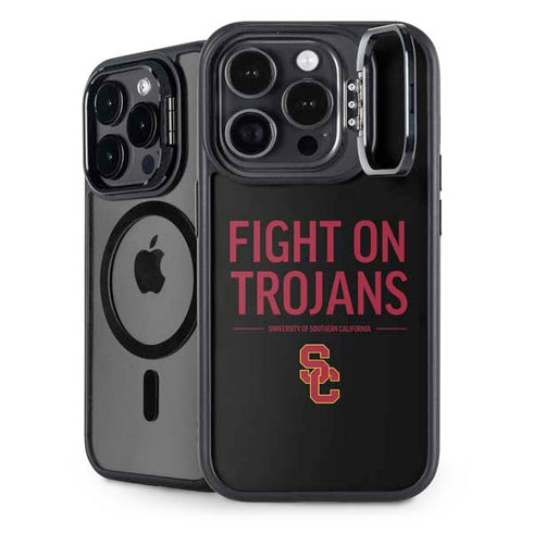 University of Southern California Fight On Trojans iPhone 14 Pro Kickstand Case