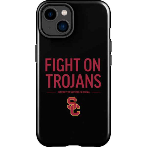 University of Southern California Fight On Trojans iPhone 15 Impact Case