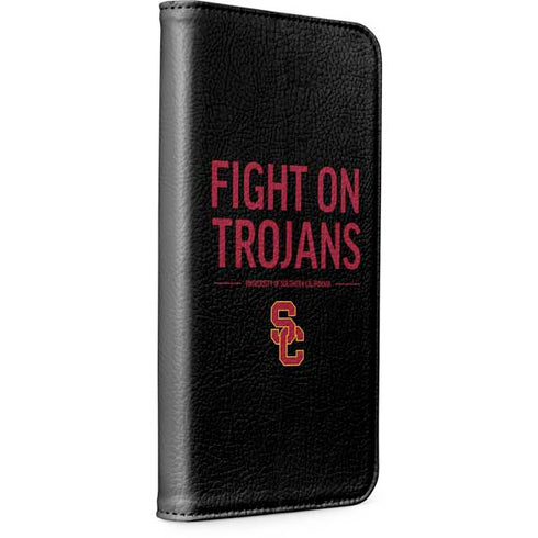 University of Southern California Fight On Trojans iPhone 15 Plus Folio Case