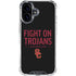 University of Southern California Fight On Trojans iPhone 16 Plus Clear Case