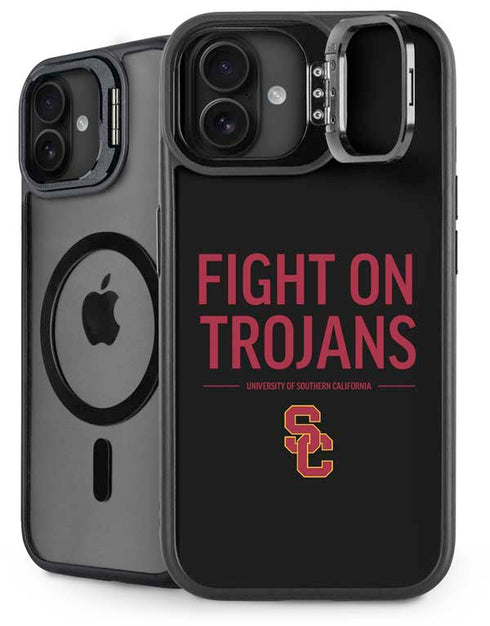 University of Southern California Fight On Trojans iPhone 16 Plus Kickstand Case
