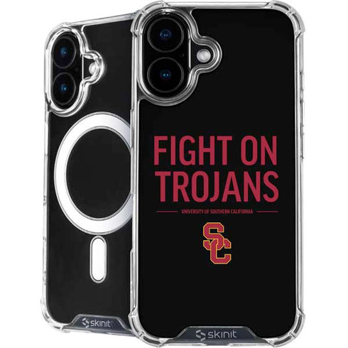 University of Southern California Fight On Trojans iPhone 16 Plus MagSafe Case