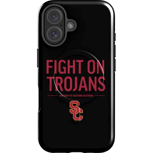 University of Southern California Fight On Trojans iPhone 16 Plus Magsafe Impact Case