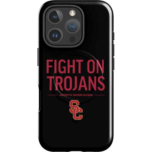 University of Southern California Fight On Trojans iPhone 16 Pro Magsafe Impact Case