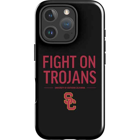 University of Southern California Fight On Trojans iPhone 16 Pro Max Impact Case