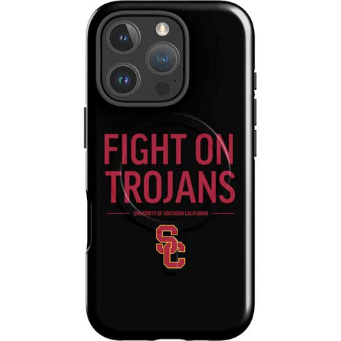 University of Southern California Fight On Trojans iPhone 16 Pro Max Magsafe Impact Case