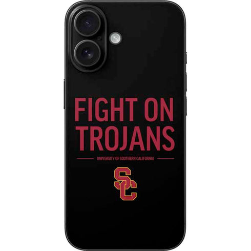 University of Southern California Fight On Trojans iPhone 16 Skin