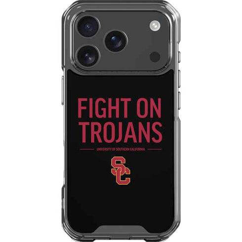 University of Southern California Fight On Trojans iPhone 18 Pro Clear Case