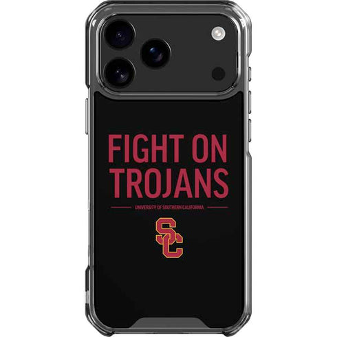 University of Southern California Fight On Trojans iPhone 18 Pro Max Clear Case