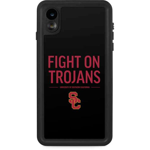 University of Southern California Fight On Trojans iPhone XR Waterproof Case