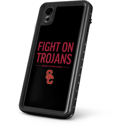 University of Southern California Fight On Trojans iPhone XR Waterproof Case