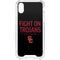 University of Southern California Fight On Trojans iPhone XS Clear Case