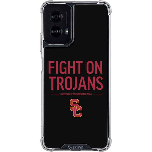 University of Southern California Fight On Trojans Moto G Power 5G (2024) Clear Case